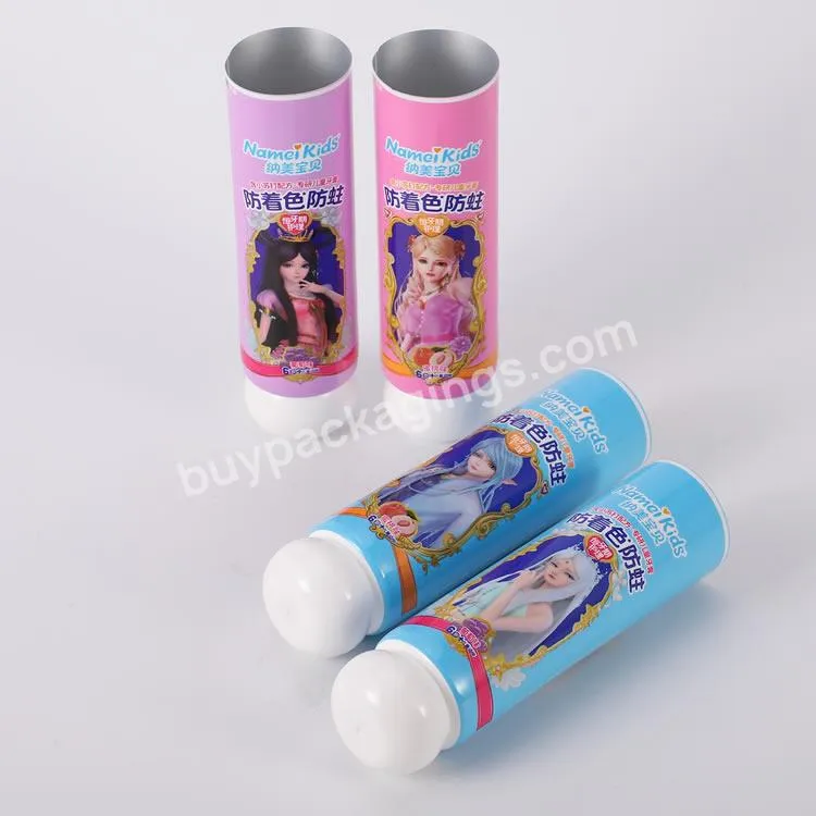 Luxury Empty Customized Abl Plastic Cosmetics Packaging Ecofriendly Aluminum Plastic Material Toothpaste Tube