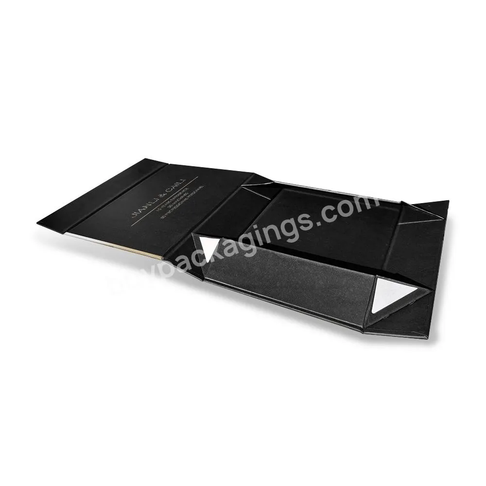 Luxury Foldable Rigid Paper Gift Box Custom Printing Elegant Magnetic Cardboard Gift Box With Silk