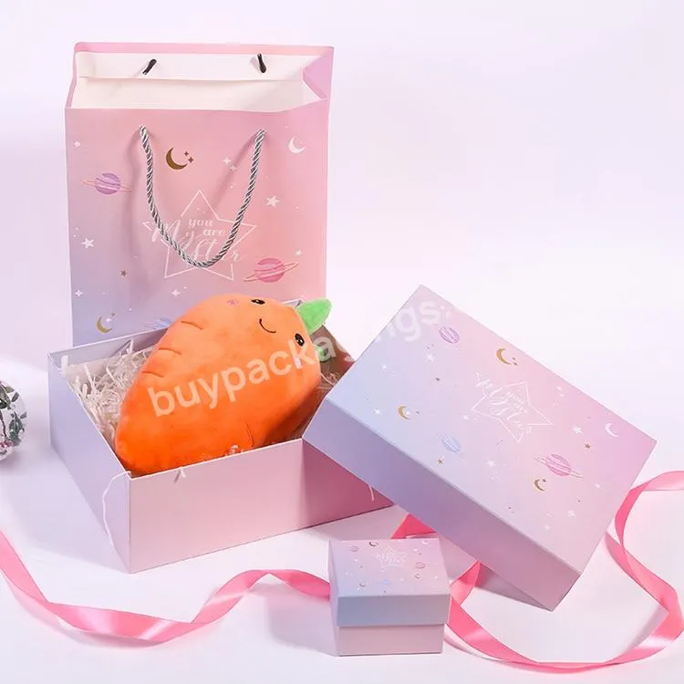 Luxury Goodies Business Gift Bag Bolsas De Papel Con Logo And Box Set