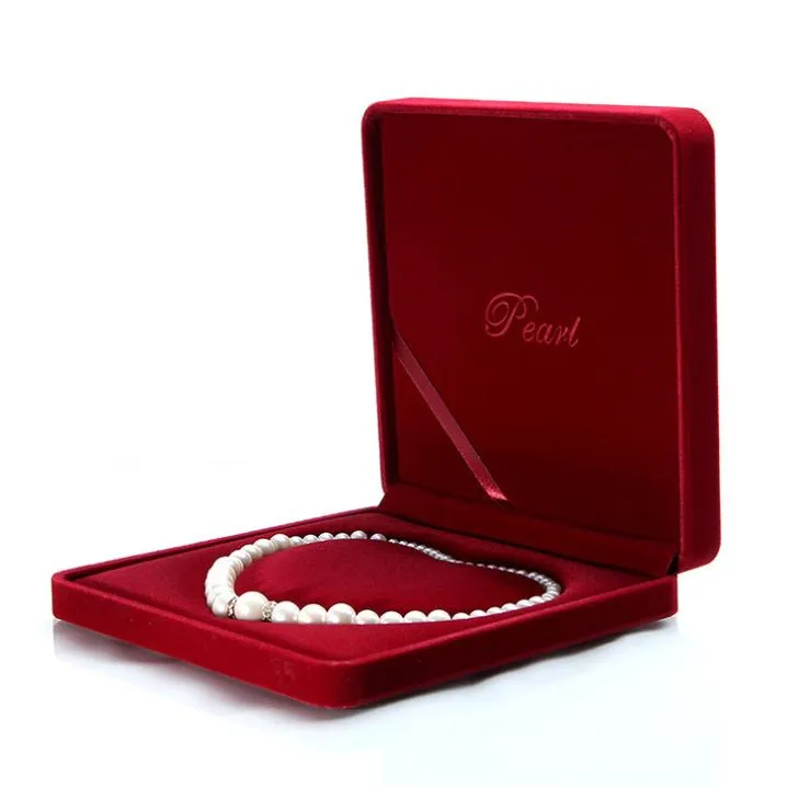 Luxury  jewelry box custom logo storage Necklace box