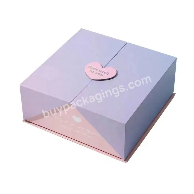 Luxury Lipstick Cosmetics Gift Box High-end Girls Birthday Valentine's Day Gift Box Creative Cardboard Box Double Door