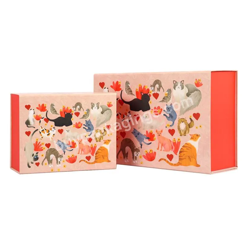 Luxury Paper Magnet Foldable Folding Magnetic Gift Box Packaging Box
