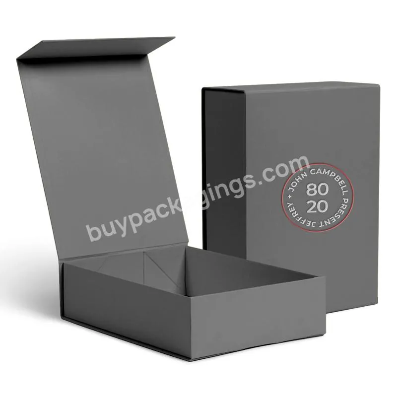 Luxury Recycled Unique Magnetic Closures Ribbon Printing Logo Package Box Folding Packaging Paper Gifts Boxes