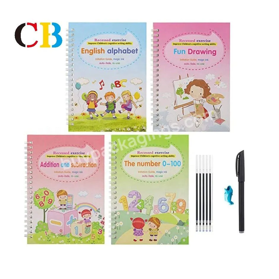 Magic Water Drawing Practice Book For Kids Baby Magic Water Drawing Book With Pen Magic Water Painting Book Kids Diy Toys