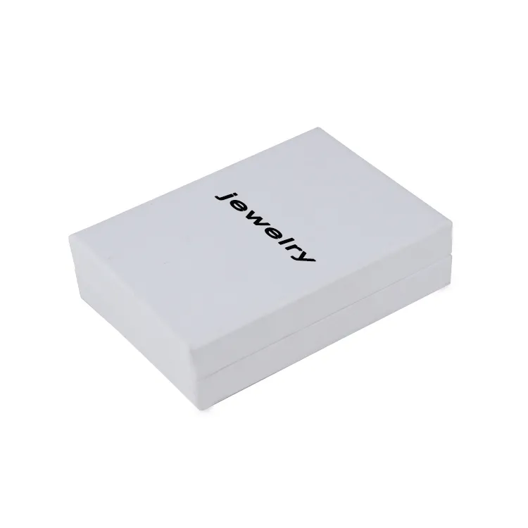 Manufacture Paper Rigid Printed LOGO Lid & Base Packaging Box Style Custom Jewelry Box