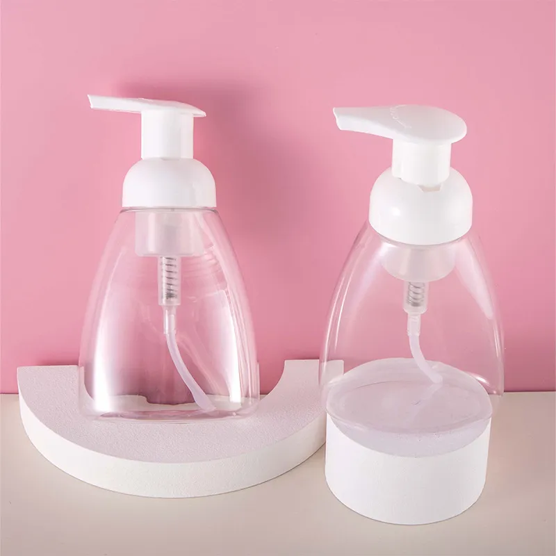 Manufacture Supply Hand Sanitizer Foam Bottle Plastic Material 220ml Facial Cleanser Cosmetics PET Bottle