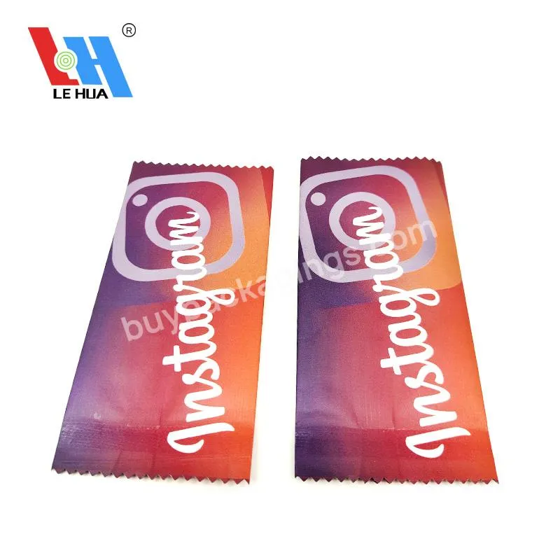 Manufacturer Custom Printed Cookie Fin Lap Sealed Side Gusseted 1 Gram Mylar Plastic Pillow Zigzag Serrated Tear Bag Pouch