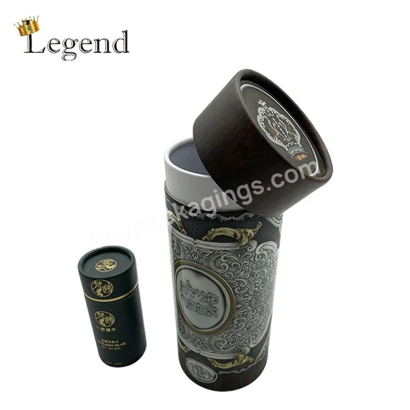 Manufacturer Paper Tube Cardboard Round Gift Hat Packaging Custom Brand High Quality Cylinder Box Packaging