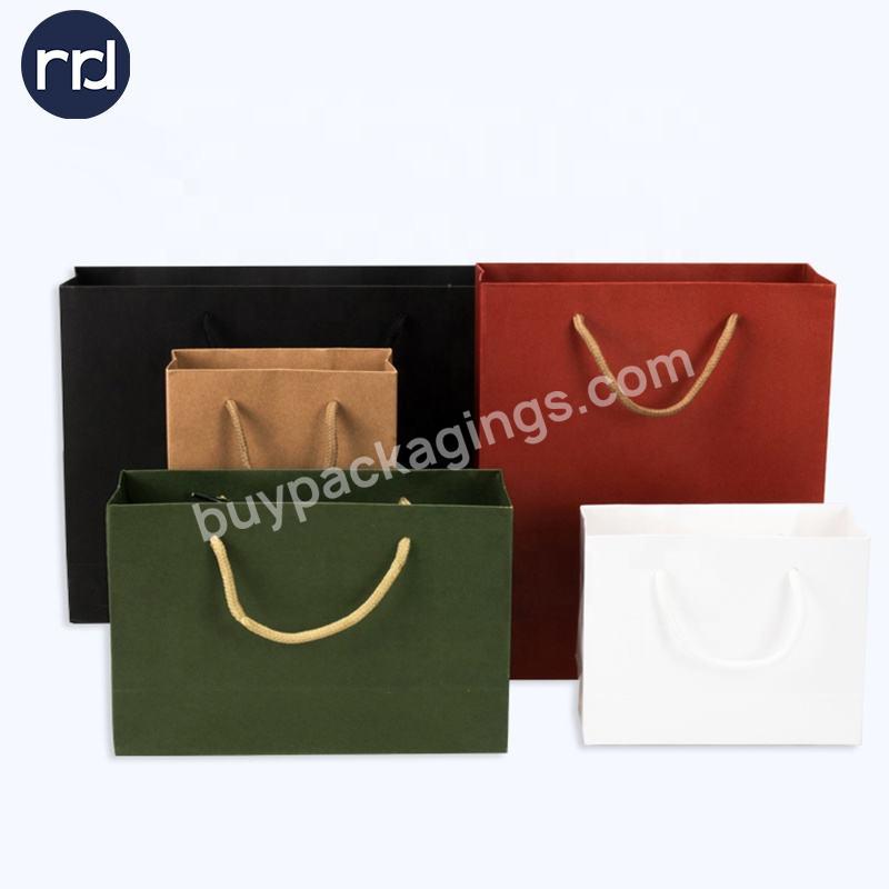 Manufacturer Provides Recoverable Personalized Clothing Paper Bags White