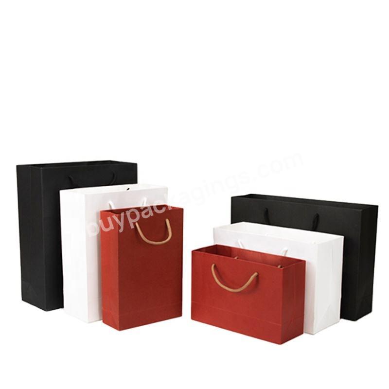 Manufacturer Provides Recoverable Personalized Clothing Paper Bags White