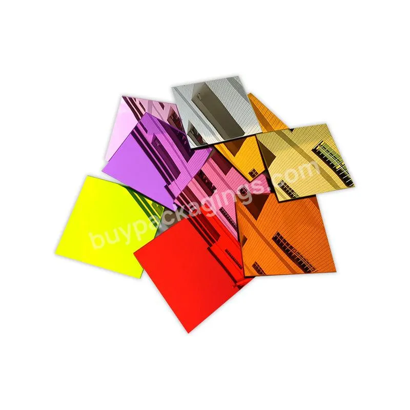 Mirror Cast Acrylic/perspex Sheet/mixed Colors Glass For Decor/personal Customize/laser Cutting