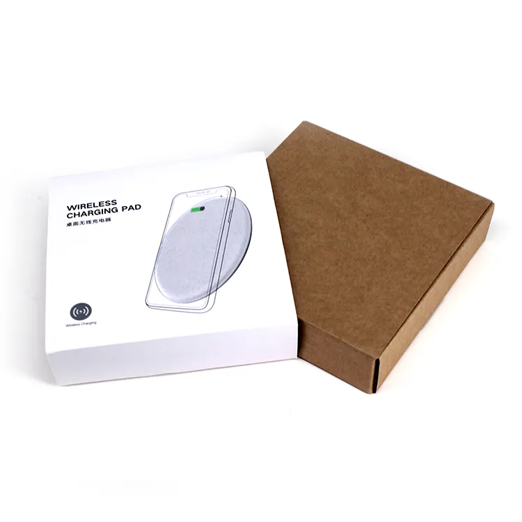 Mobile Phone Case Digital 3C Power Wireless Charger Packaging Mailer Cardboard Box Custom with Sleeve