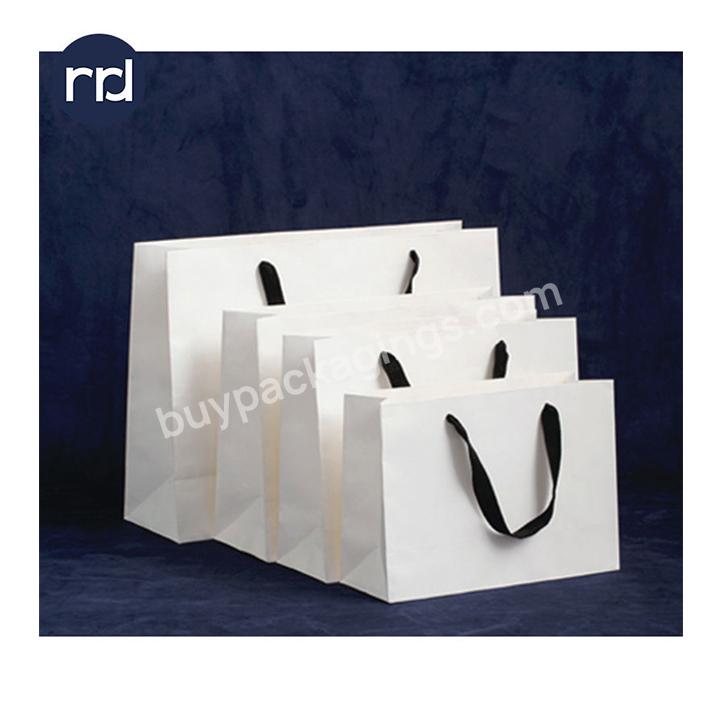Modern Simplicity Luxury Large Paper Brown Shopping Bag with Rope Handle