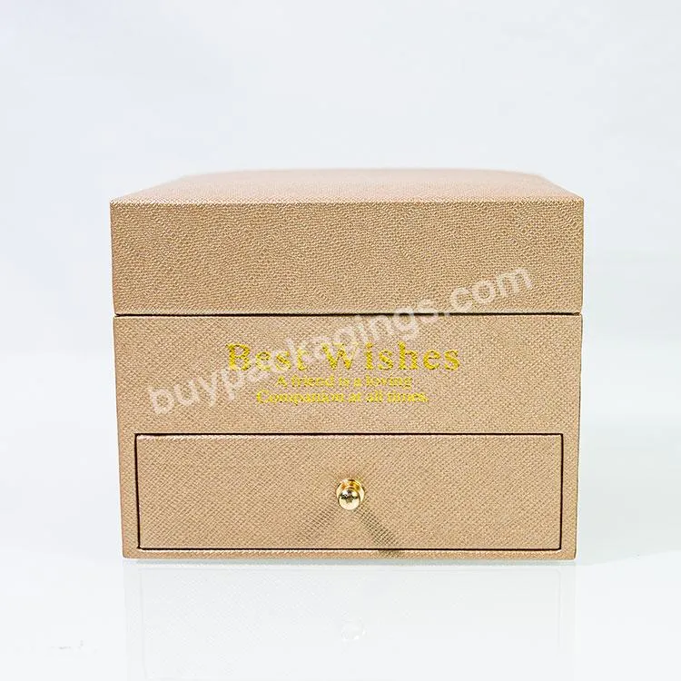 Mom Gift Boxes Jewelry Gift Drawer Box Luxury Custom Rose Gift Box