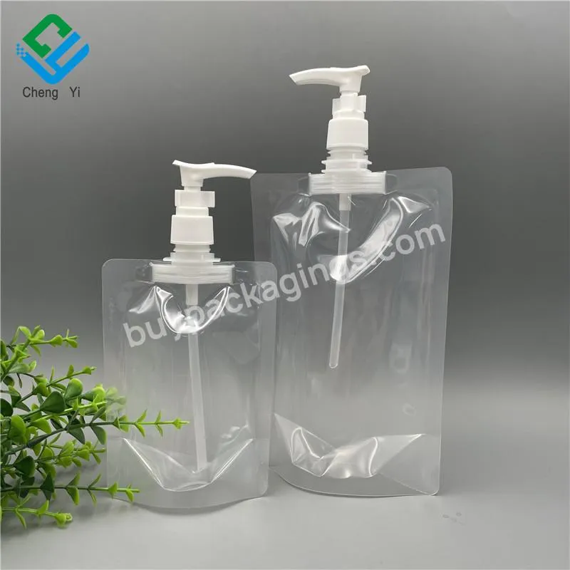 Moq10pcs/pack 150ml 350ml Transparent Refill Packaging Bags 5.07 Oz Cosmetic Hand Sanitiser Gel Recyclable Refill Pouches - Buy 150ml 350ml Plastic Pouch With Spout Transparent Flip Top Liquid Packaging Bag,12 Oz Recyclable Stand Up Spout Pouches For
