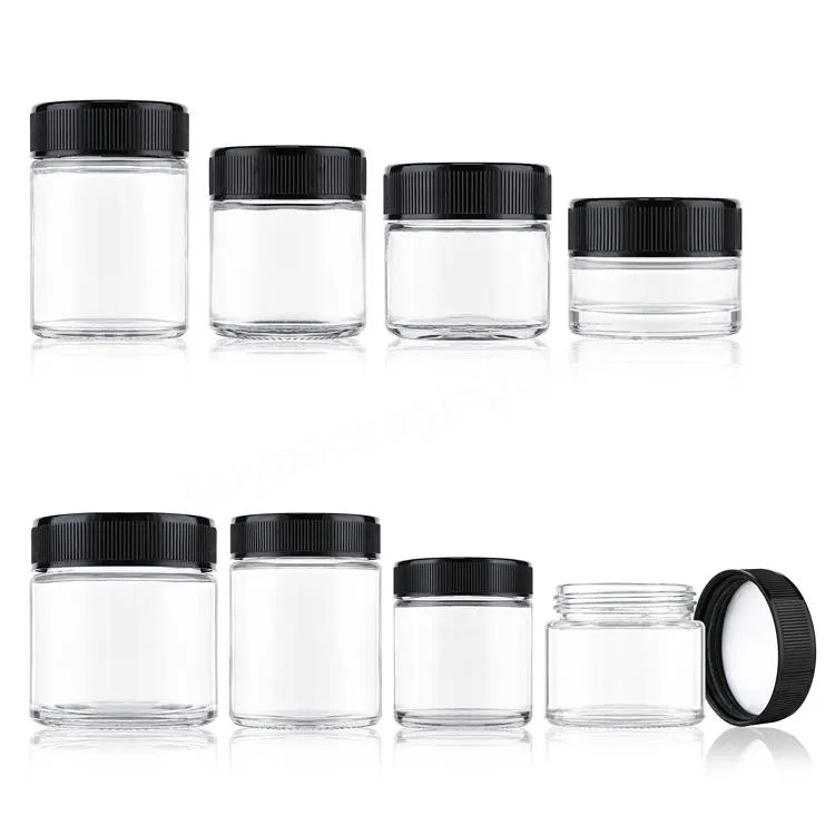 Multiple Capacities Transparent Wide Mouth Dry Flower Storage Straight Side Glass Jar 1g 3.5g 7g 14g Flower Packing Container - Buy Multiple Capacities Transparent Wide Mouth Dry Flower Storage Straight Side Glass Jar 1g 3.5g 7g 14g Flower Packing Co