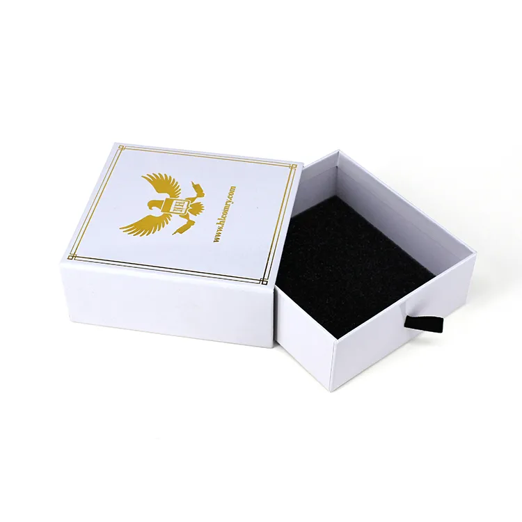 Necklaces Bracelets Earring Packaging Cardboard Paper Jewelry Drawer Box Case Gift Custom LOGO