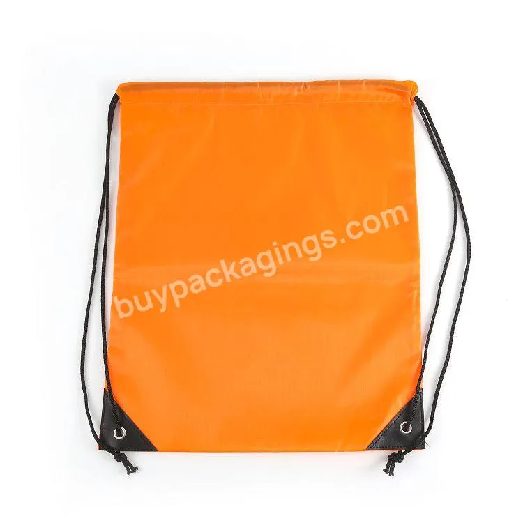 New 2022 Polyester Cloth Drawstring Drawstring Pocket Nylon Waterproof Backpack