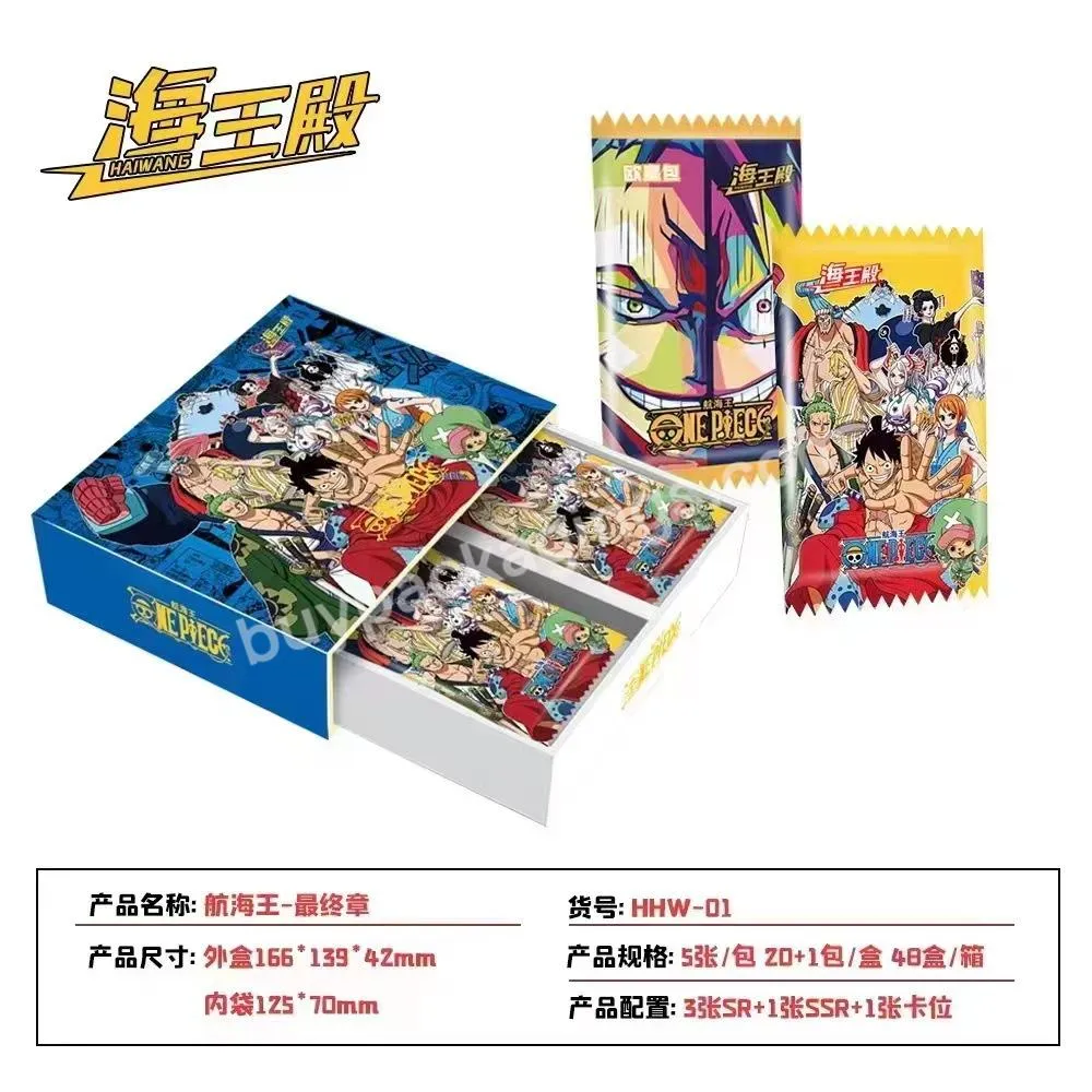 New Anime One Piece Cards Box Playing Games Hobby Collection Figures Zoro Luffy Nami Ur Ssr Paper Rare Card For Child Gifts Toys