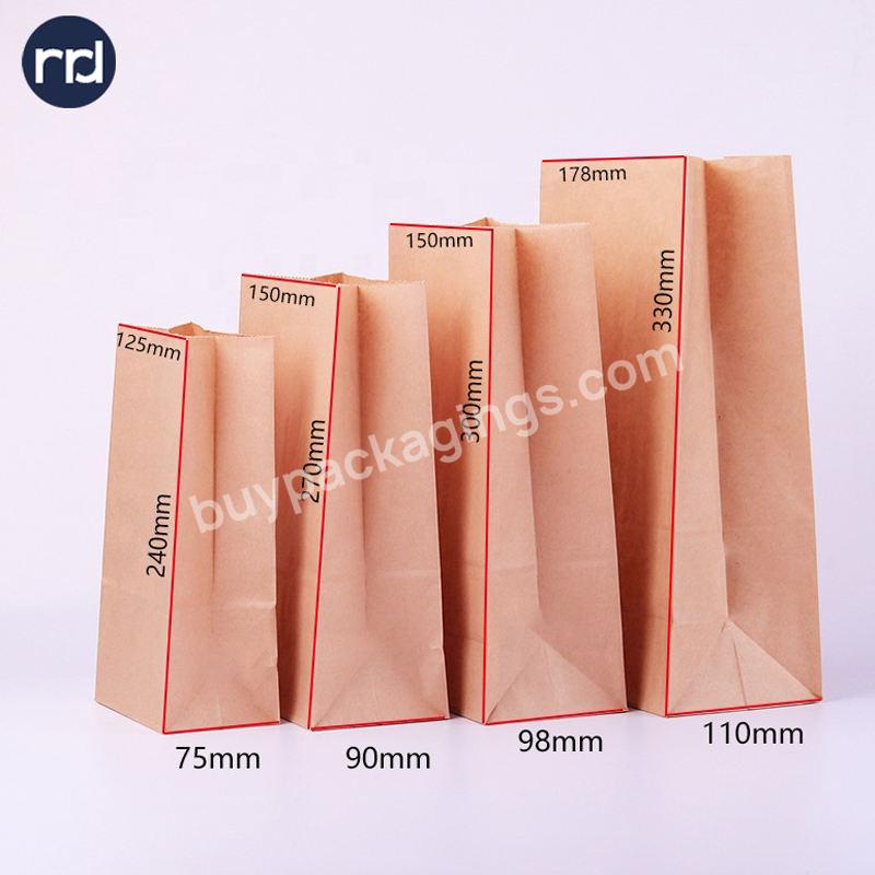 New Arrival Food Paper Bag High Quality Colorful Kraft Paper Bags With Handle