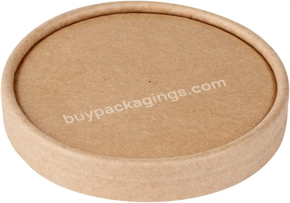 New Arrival Hot Selling Disposable Paper Bowl Lids For Paper Soup Cup Paper Soup Bowls