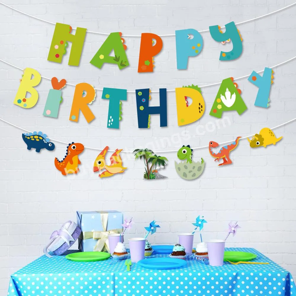 New Birthday Flag Theme Party Happybirthday Letter Banner Astronaut Birthday Party Flag - Buy Cartoon Birthday Flag,Happy Birthday Banner,Banners.