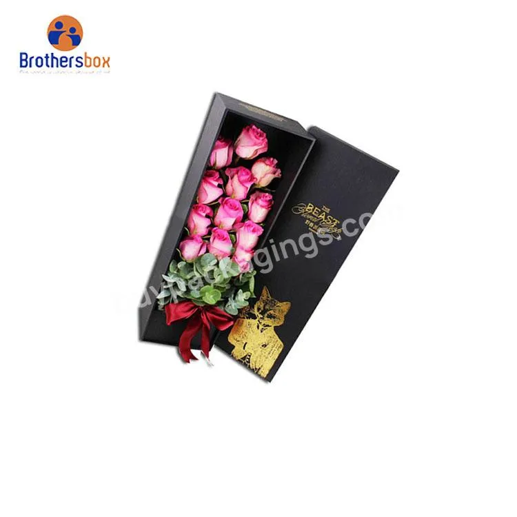 New Design Flower Gift Box Round Packaging Luxury Round Flower Box