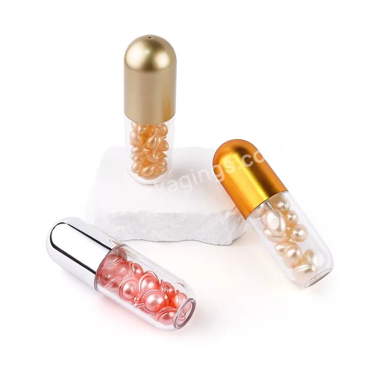 New Design High Quality Empty Plastic Capsule Bottle Pharmacy Medical Luxury Plastic Bottle Container