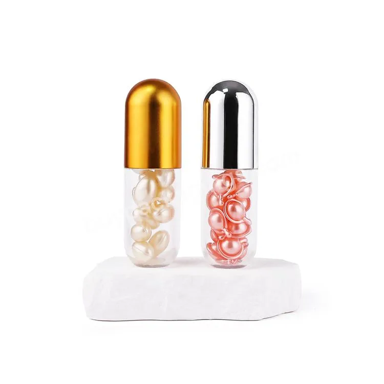 New Design High Quality Empty Plastic Capsule Bottle Pharmacy Medical Luxury Plastic Bottle Container