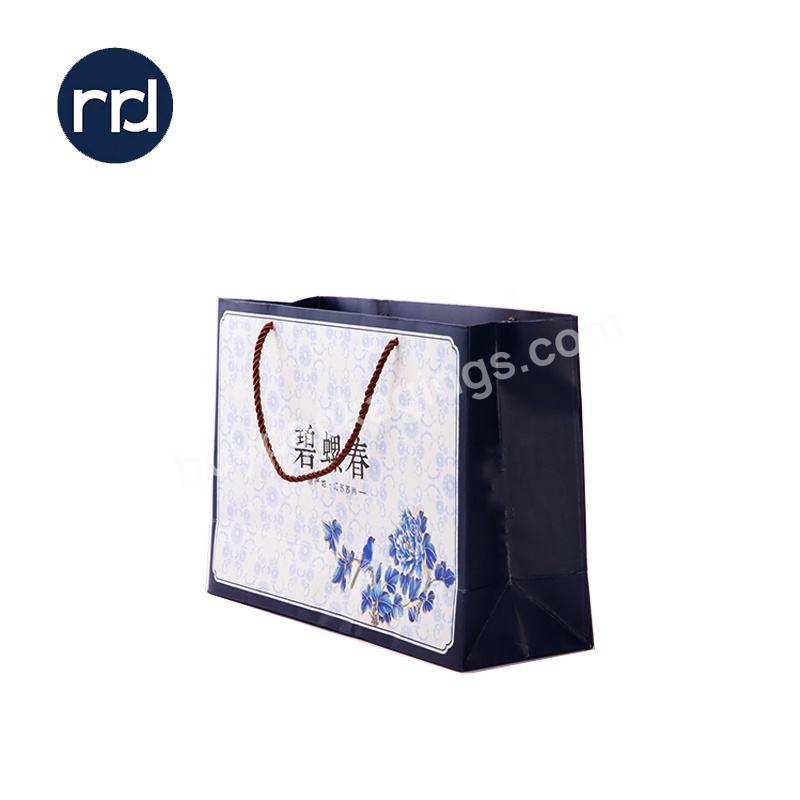 New Designed Luxury Famous Brand Custom Logo Paper Gift Bags Paper Shopping Gift Bag