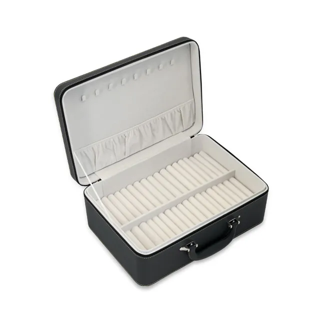 New products Elegant style new design plastic jewelry packing box led ring box jewelry box