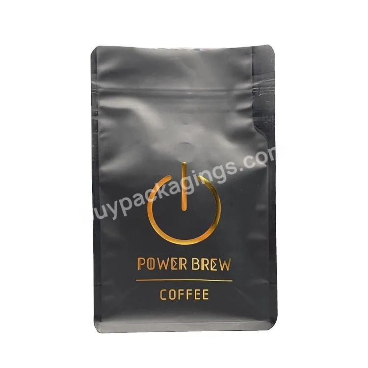 Newest Stand Up Zipper Biodegradable Food Packaging Pouch Kraft Paper Compostable Coffee Bags 500g 17.63 Oz