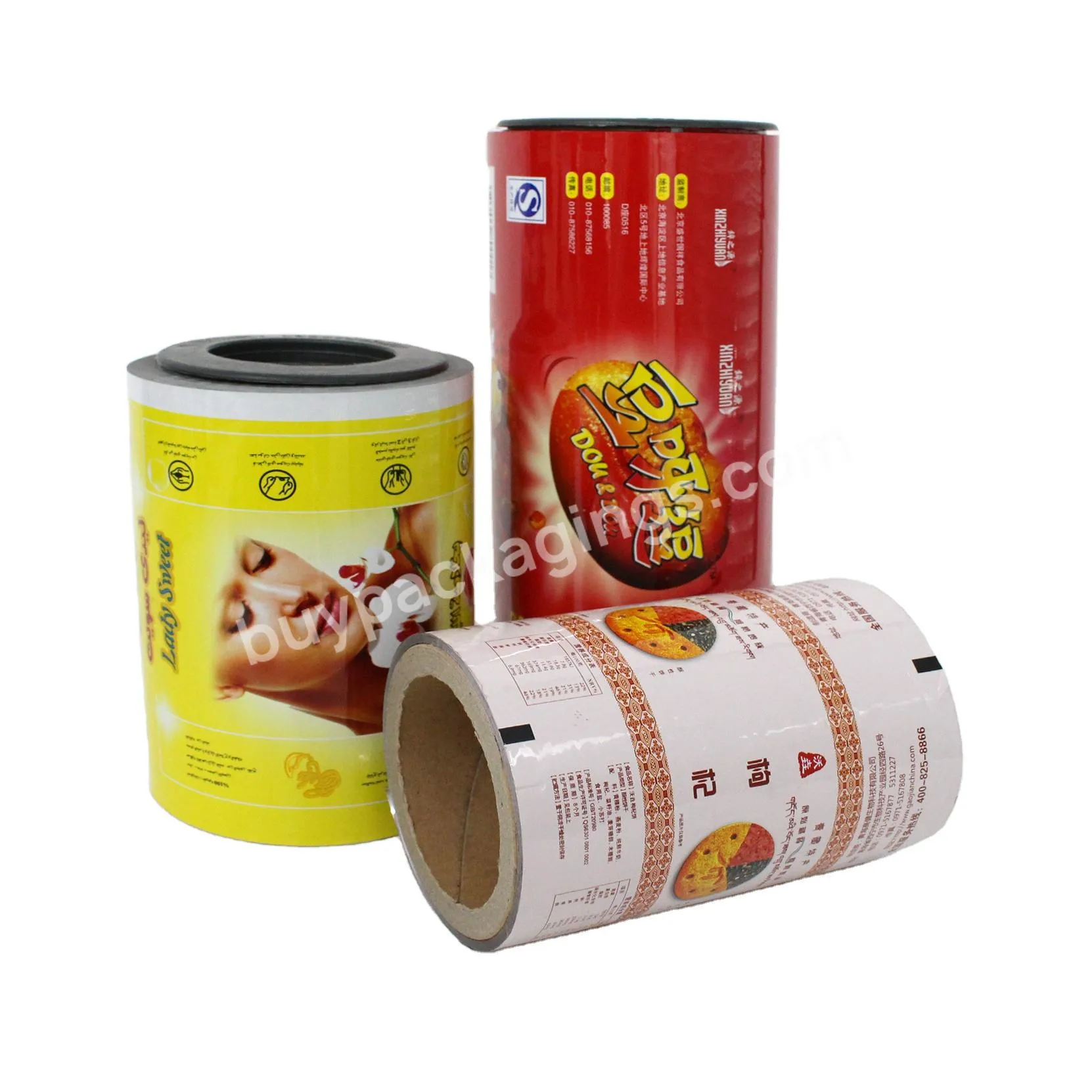 Nylon Opp Pvc Film Laminated Plastic Food Packing Film Roll