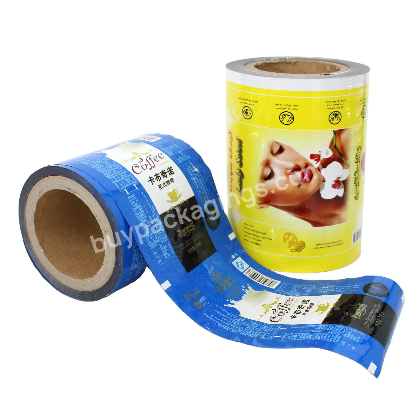 Nylon Opp Pvc Film Laminated Plastic Food Packing Film Roll