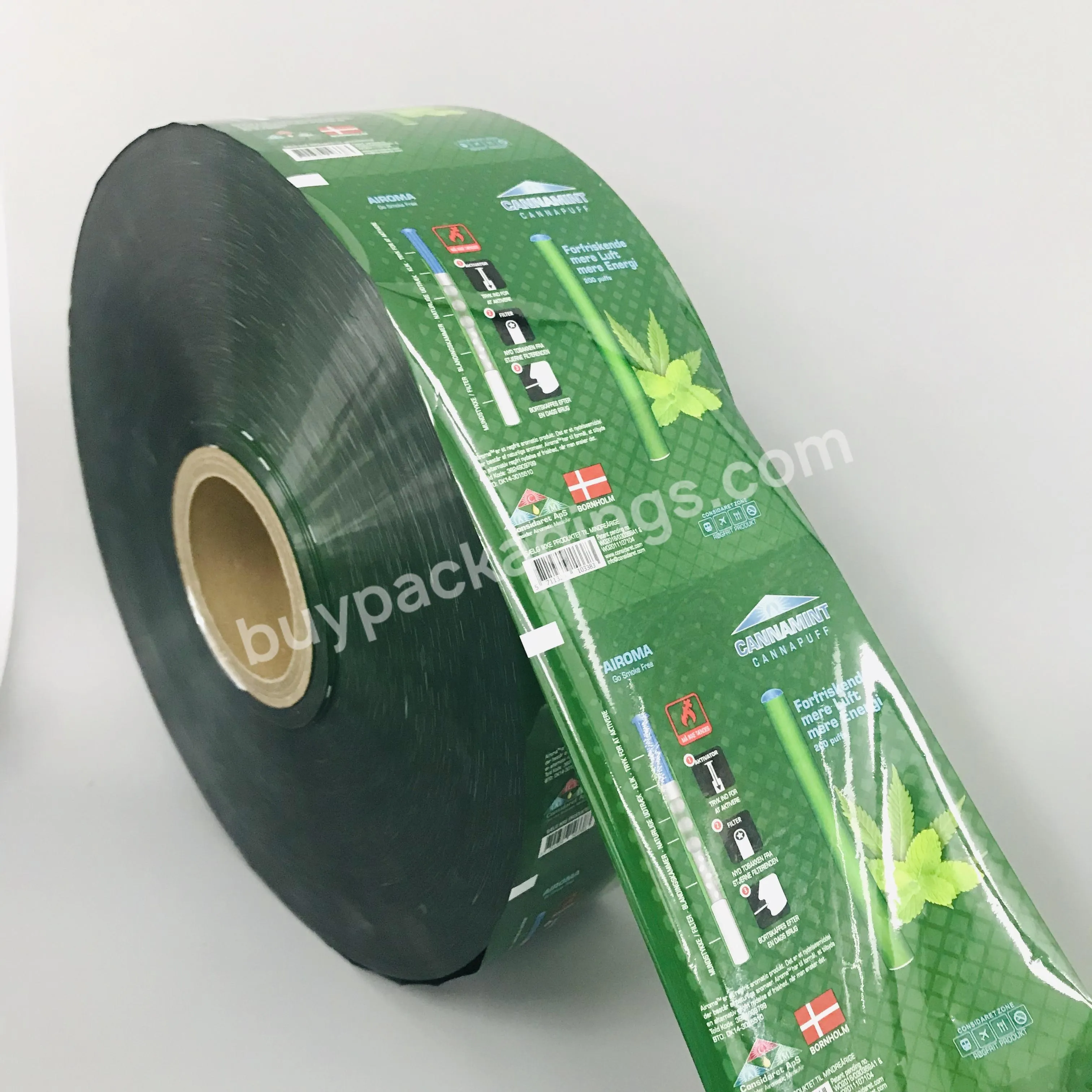Oem Custom Logo Printed Food Grade Hdpe Opp Plastic Sachet Packaging Film Roll