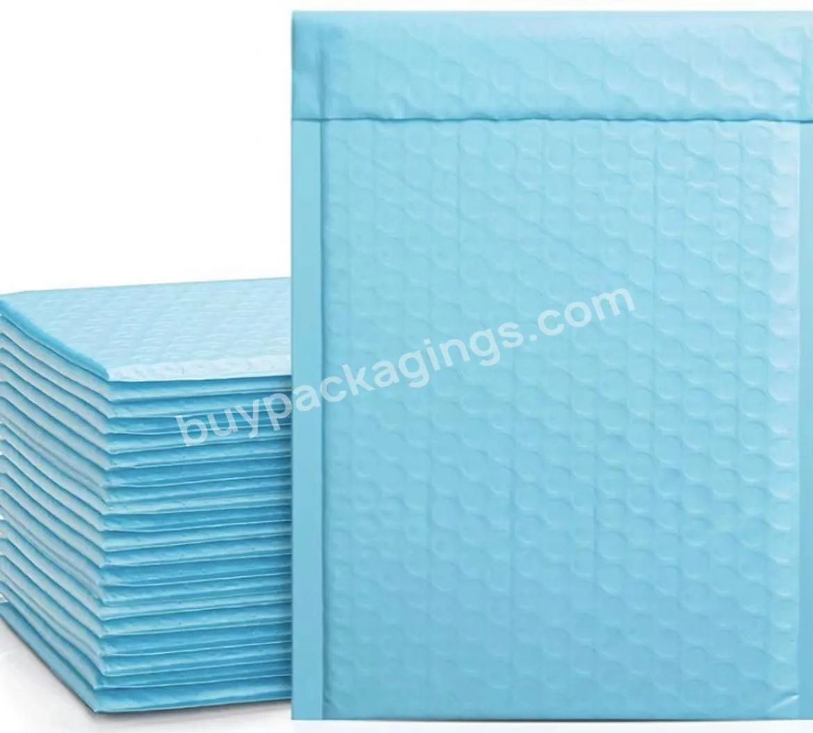 Oem Eco-friendly Recycle Custom Size 6x10 Inches Teal Green Poly Bubble Mailers Free Sample Self Seal Gray Padded Envelopes Warp