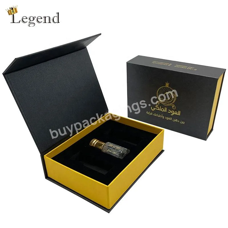 OEM Magnet Closure Cardboard Gift Box Custom Brand Logo Cosmetics Oil Bottle Magnetic Boxes Packaging Luxury