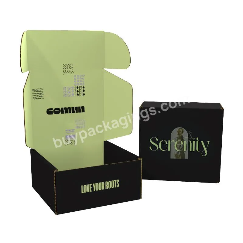 Oem Odm Customized Size Corrugated Paper Shipping Carton Mail Printing Coated Package Box Mailer Packaging Gift Box
