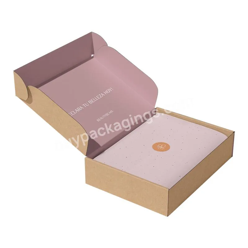 Oem Odm Customized Size Corrugated Paper Shipping Carton Mail Printing Coated Package Box Mailer Packaging Gift Box