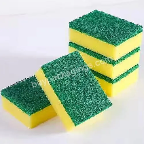 Oem Wholesale And Retail Kitchen Scrub Cellulose Cleaning Sponge Dishwashing Sponge For Dishes