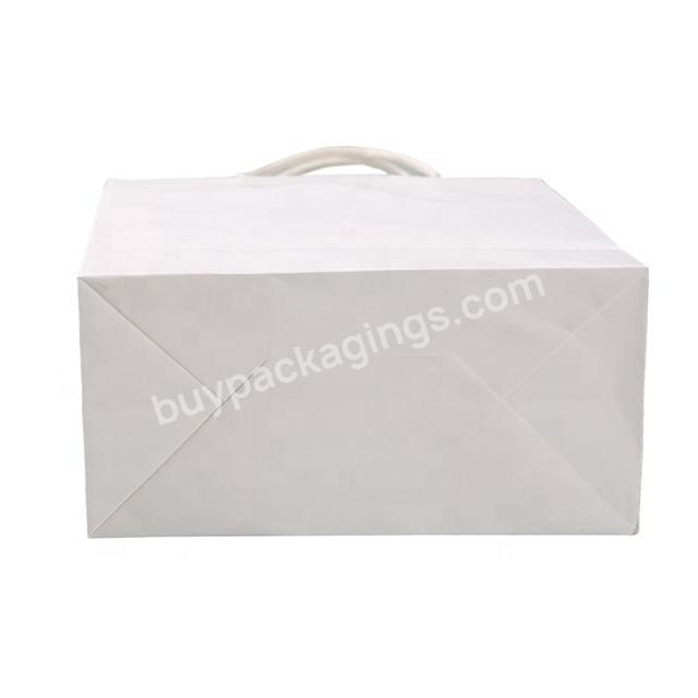 Oem Wholesale Packaging Luxury Shopping Clothing Shoes Retail Shop Paper Gift Bag