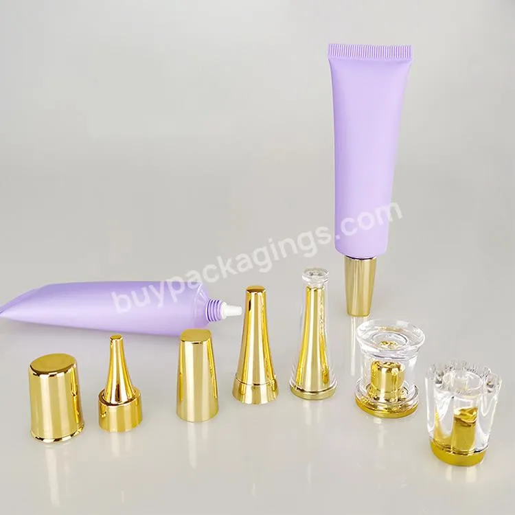 Oem/odm Custom Pe Plastic Tube Cosmetic Eye Cream Bb Cream Essential Oil Packaging Tube With Long Nose