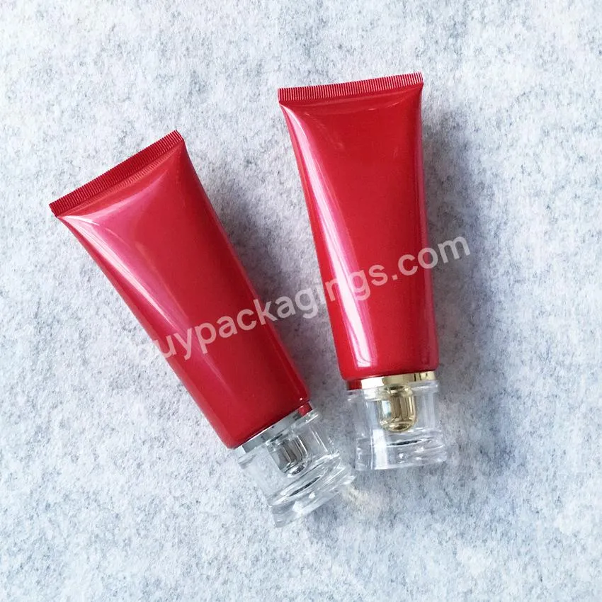 Oem/odm Customized Pe Plastic Tube Cosmetic Skin Cream Sunscreen Lotion Face Wash Essential Oil Empty Packaging Tube