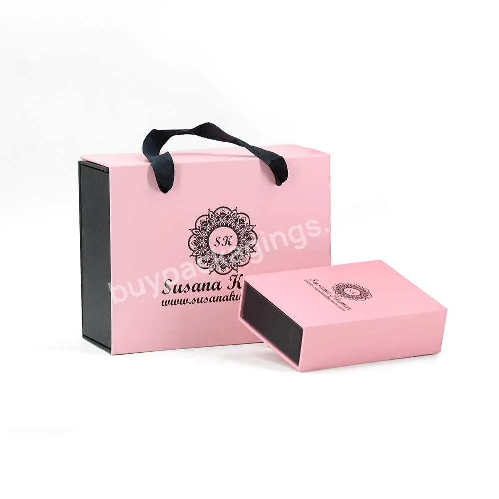 Oem/odm Factory Custom Luxury Rigid Paper Box Package Magnetic Folding Gift Box With Logo