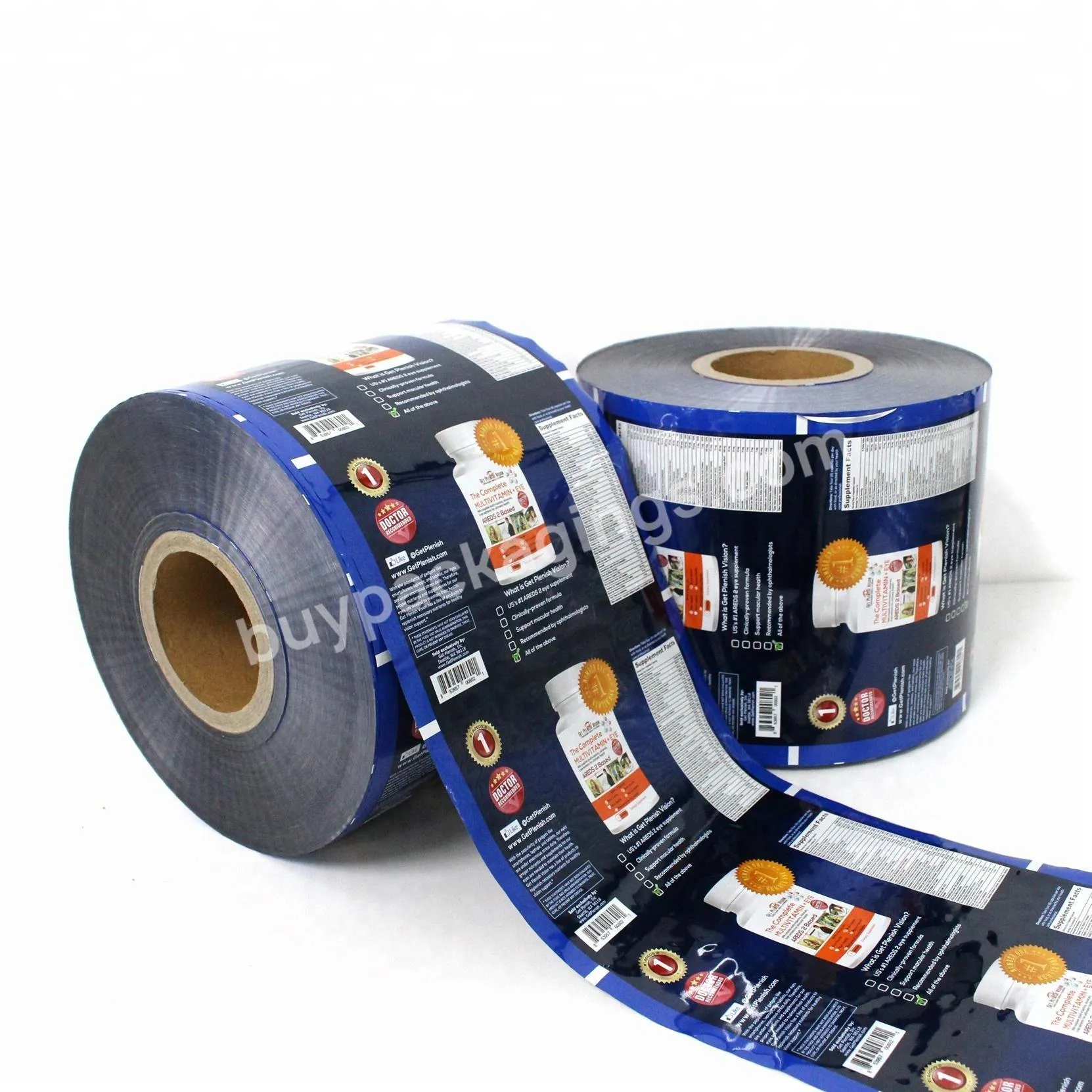 Opaque Transparency Pe/al/opp/cpp/ny/pet/matt Material Sachet Packaging Film Roll