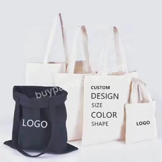 Organic Custom Cotton Bag 100% Cotton Tote Bag Cotton Shopping Bags With Logos