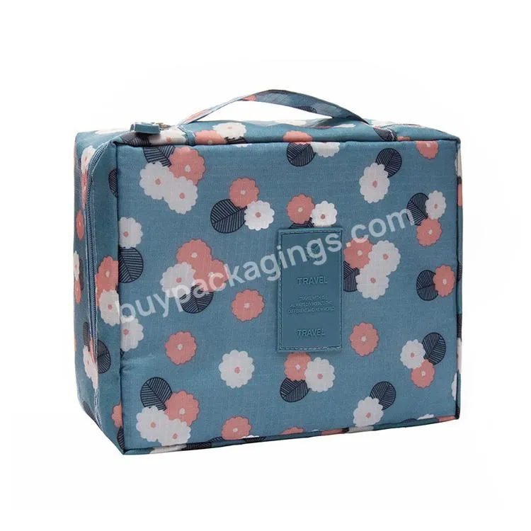 Oxford Cloth Waterproof Wash Bag Large Capacity Travel Storage Bag Cosmetic - Buy Customize Cosmetic Bag,Cosmetic Bag Oxford,Storage Bag Cosmetic.