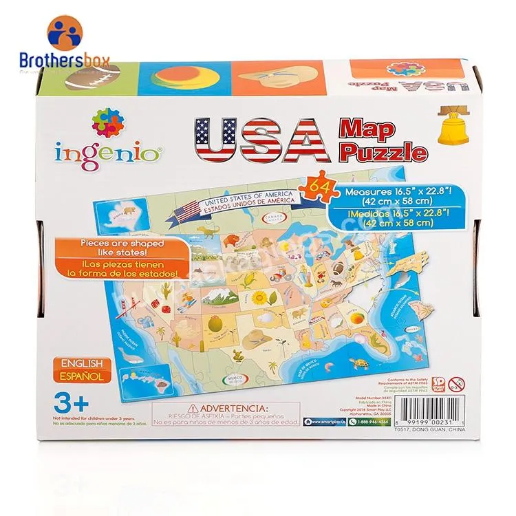 paper magnetic world map puzzle