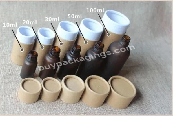 Paper Packaging Tube For Essential Oil Round Box Paper Tube For Cosmetic