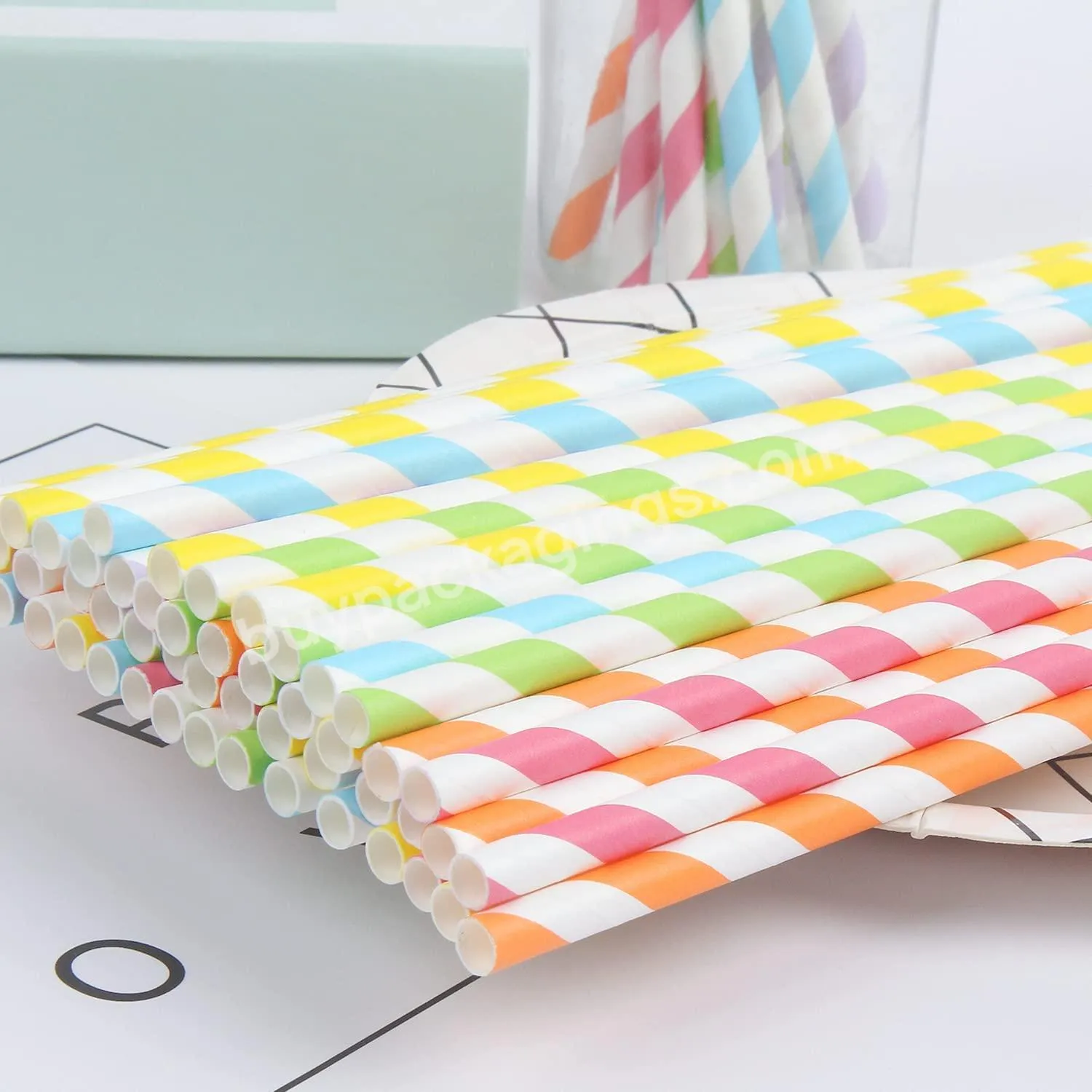 Paper Straws,Biodegradable Paper Straw For Drinking Crafts Birthday Party - Buy Pla Paper Straw,Paper Straw,Biodegradable Paper Straw.